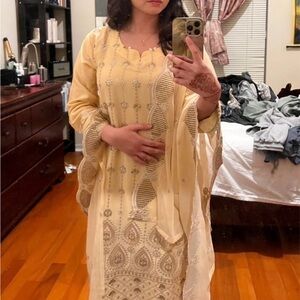 Elegant South Asian dress